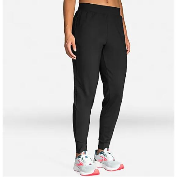 Brooks Women's Momentun Thermal Pant Jogger Black Med - Picture 1 of 14